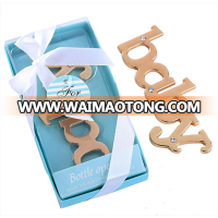 baby letter beer bottle Opener Baby Shower Party Supplies favors giveaway