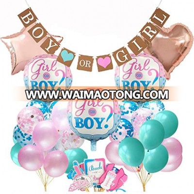 Gender Reveal Party Supplies -68 Pieces Baby Shower Decorations