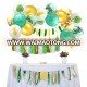 1st birthday decorations set gold confetti balloons 1st banner Paper tassel birthday party supplies